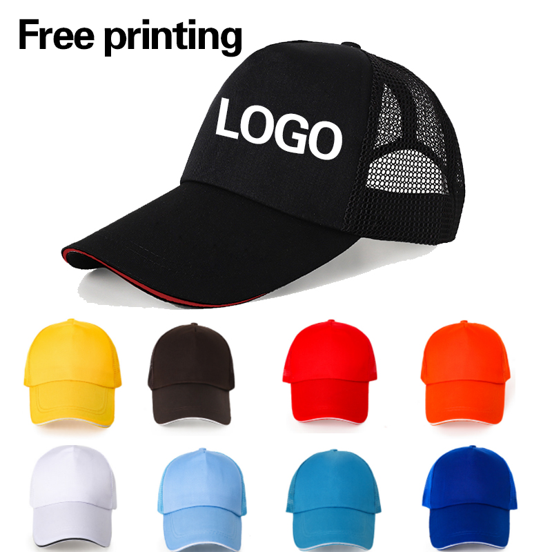 Trucker Hat Cap - Men Women Customize Hats Print Logo