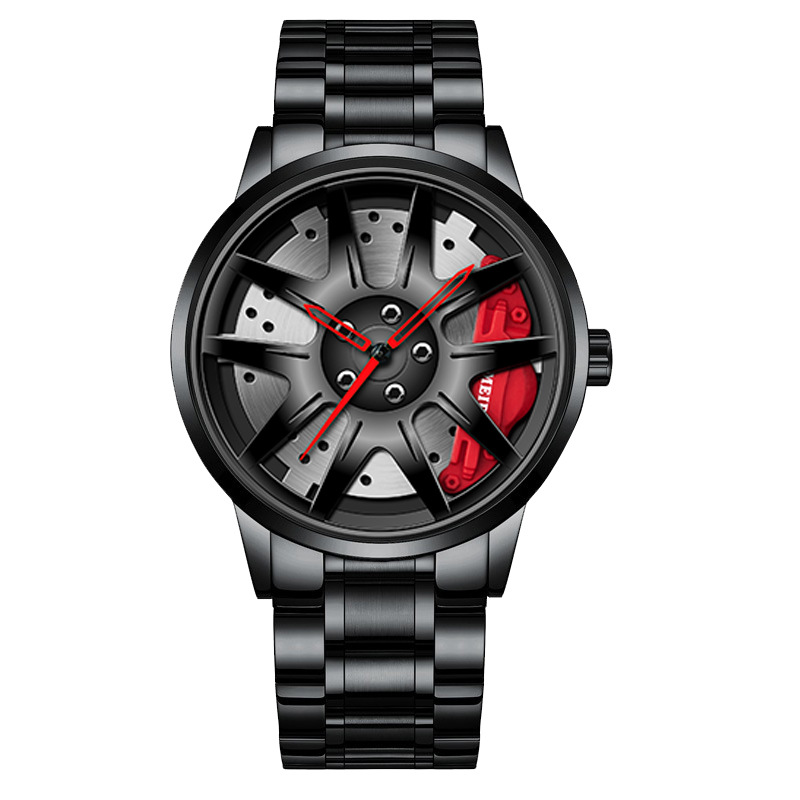 Men'S Fashion Hub - New Men Top Big Leather Watches
