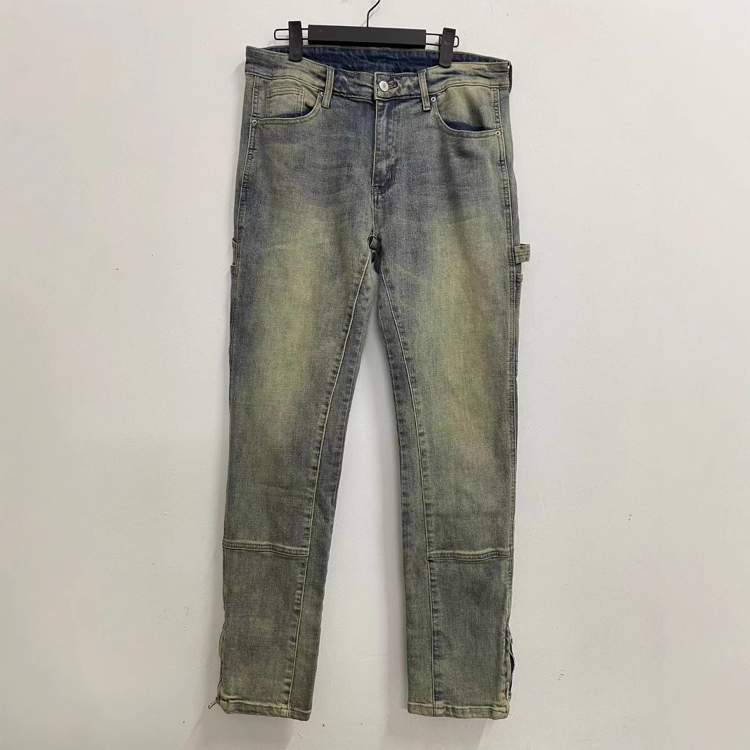 Men'S Fashion Nova Jeans - European American New Fashion Men's Solid