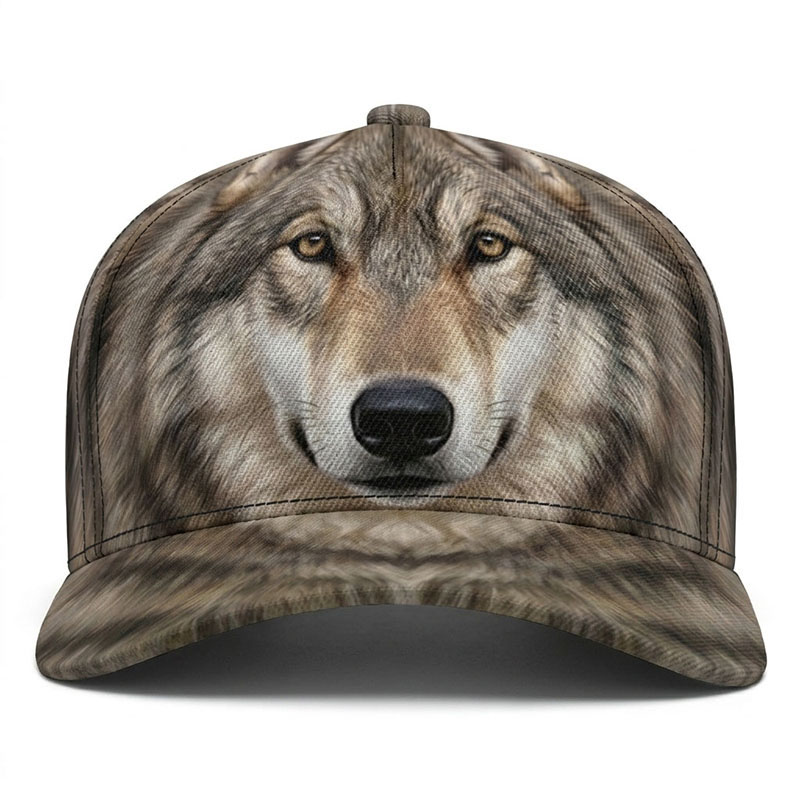 Trucker Hat Cap - Wolf Custom Baseball Caps Wolfie Howler