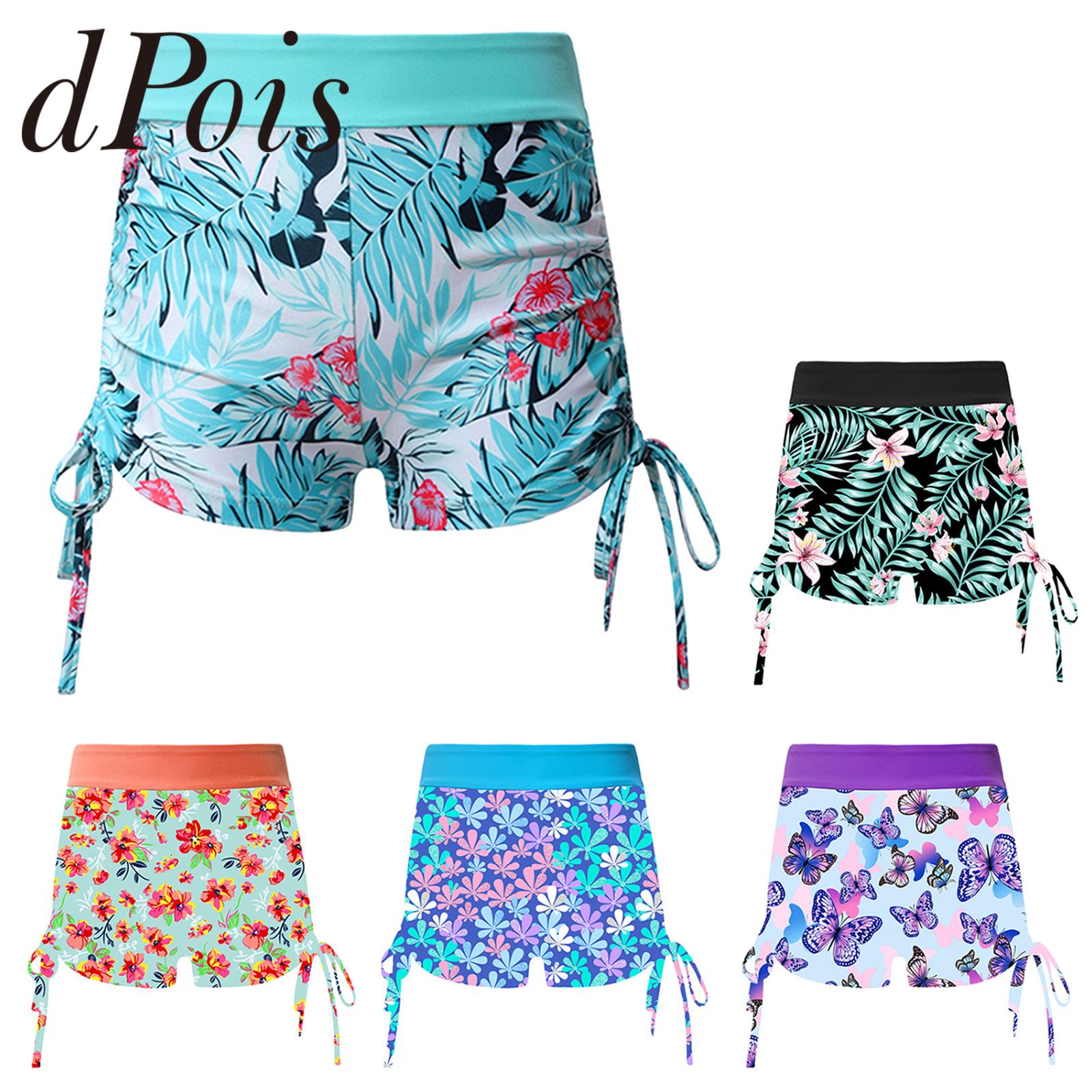 Swim Trunk Shorts - Swimming Trunks Kids Girls Print Swim