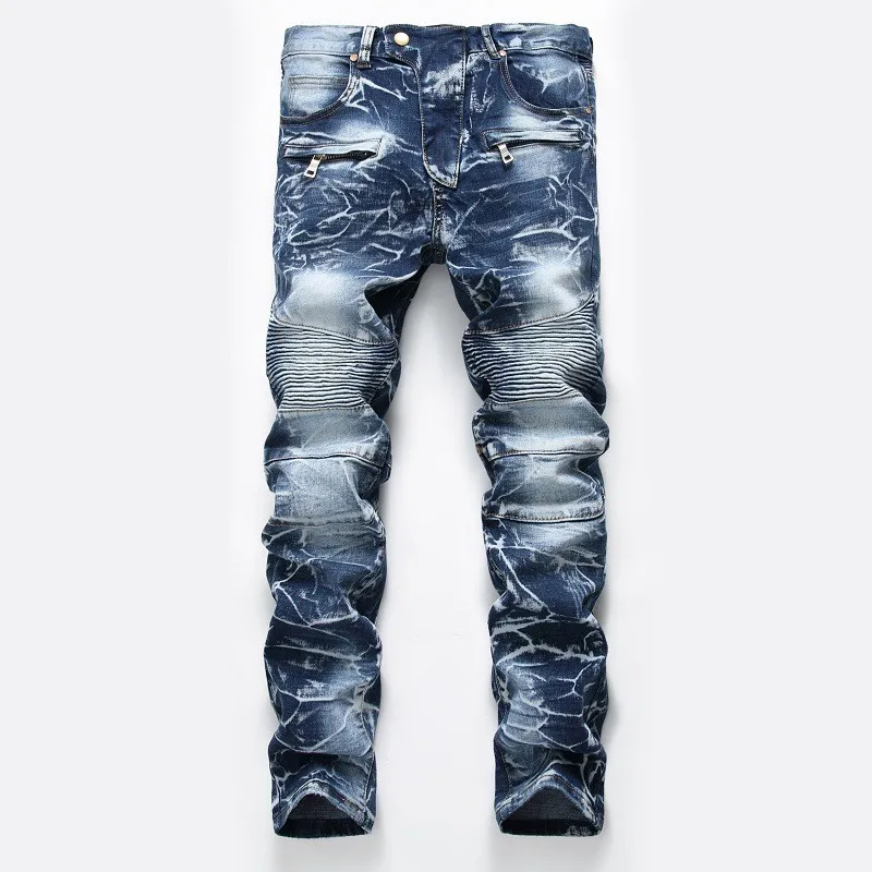 Men'S Fashion Nova Jeans - Zipper Pocket Retro Nostalgic Jeans Men's