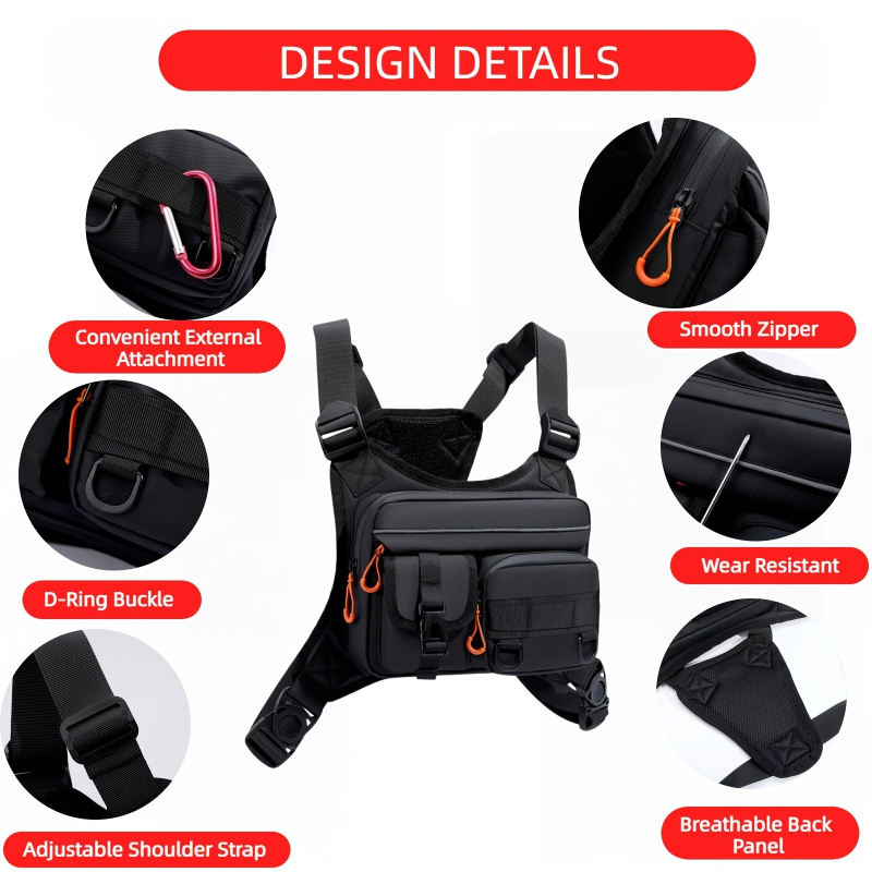 Men's Tactical Chest Bag, Runn - Tactical Vest Men ulasan dan harga