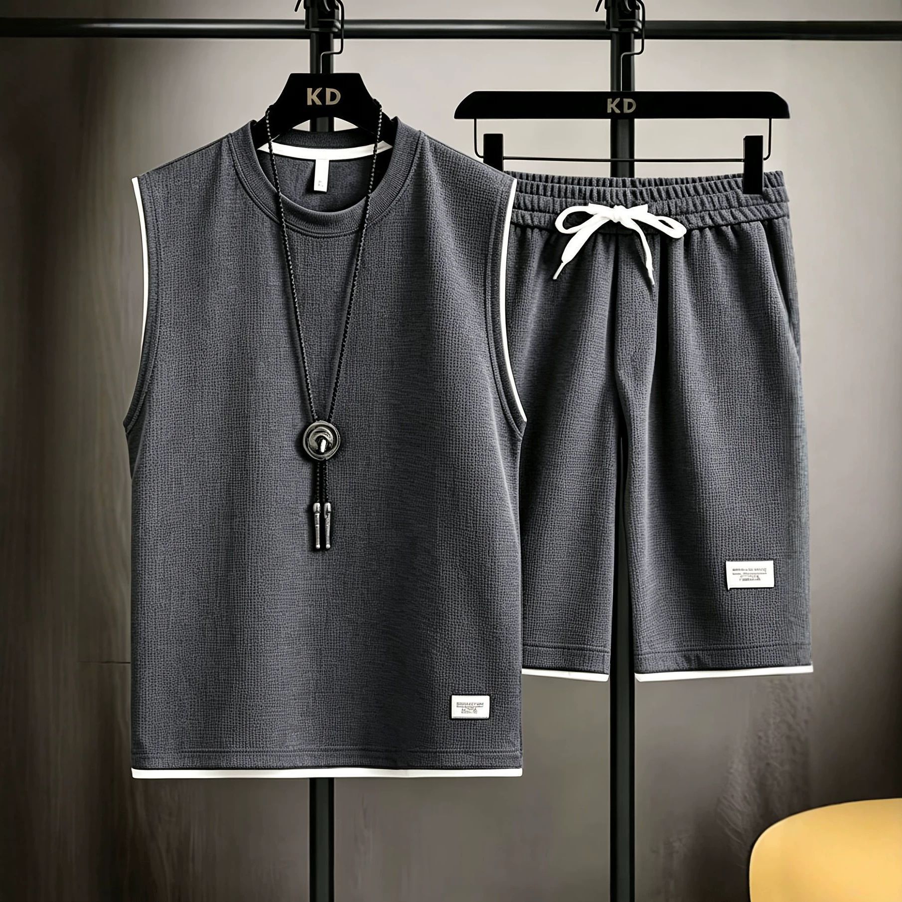 Summer men's vest sets high qu - Mens Fashion Summer ulasan dan harga