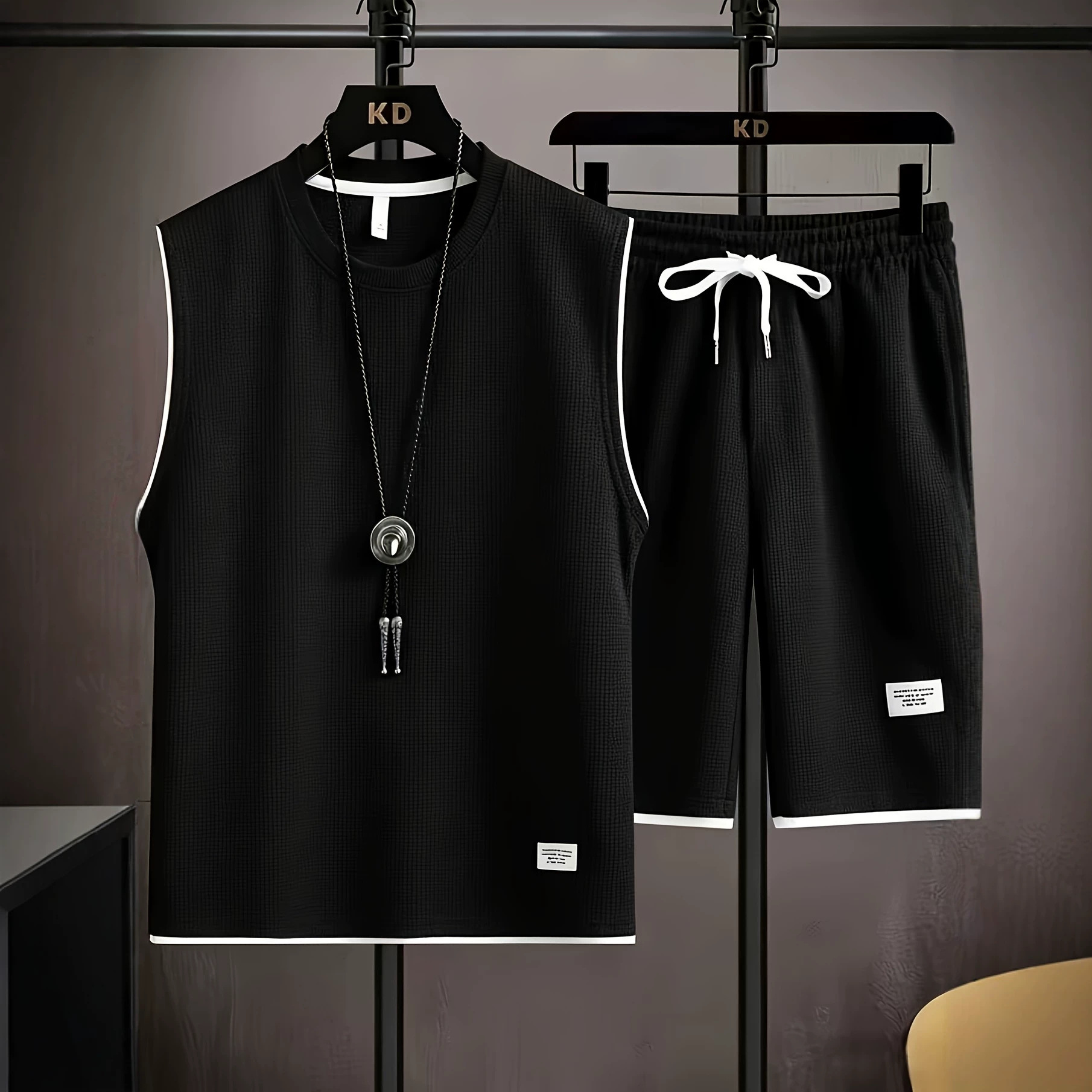Summer men's vest sets high qu - Mens Fashion Summer ulasan dan harga