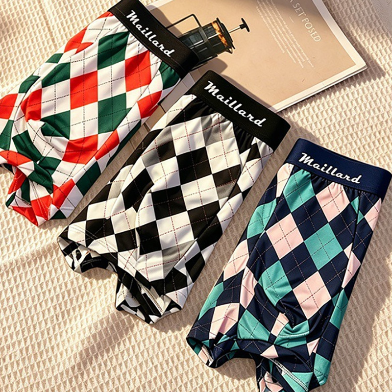 4PCS Men's Underwear Printed F - Men'S Fashion Lk ulasan dan harga