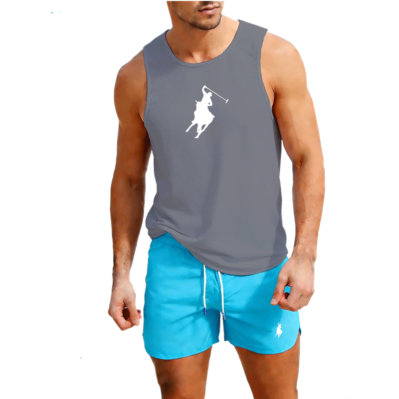 European Men Summer Vest and S - Mens Fashion Summer ulasan dan harga