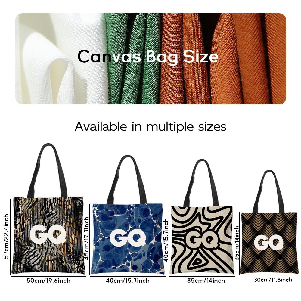 Storage Bags Canvas Tote Bag - - Men'S Fashion Gq ulasan dan harga