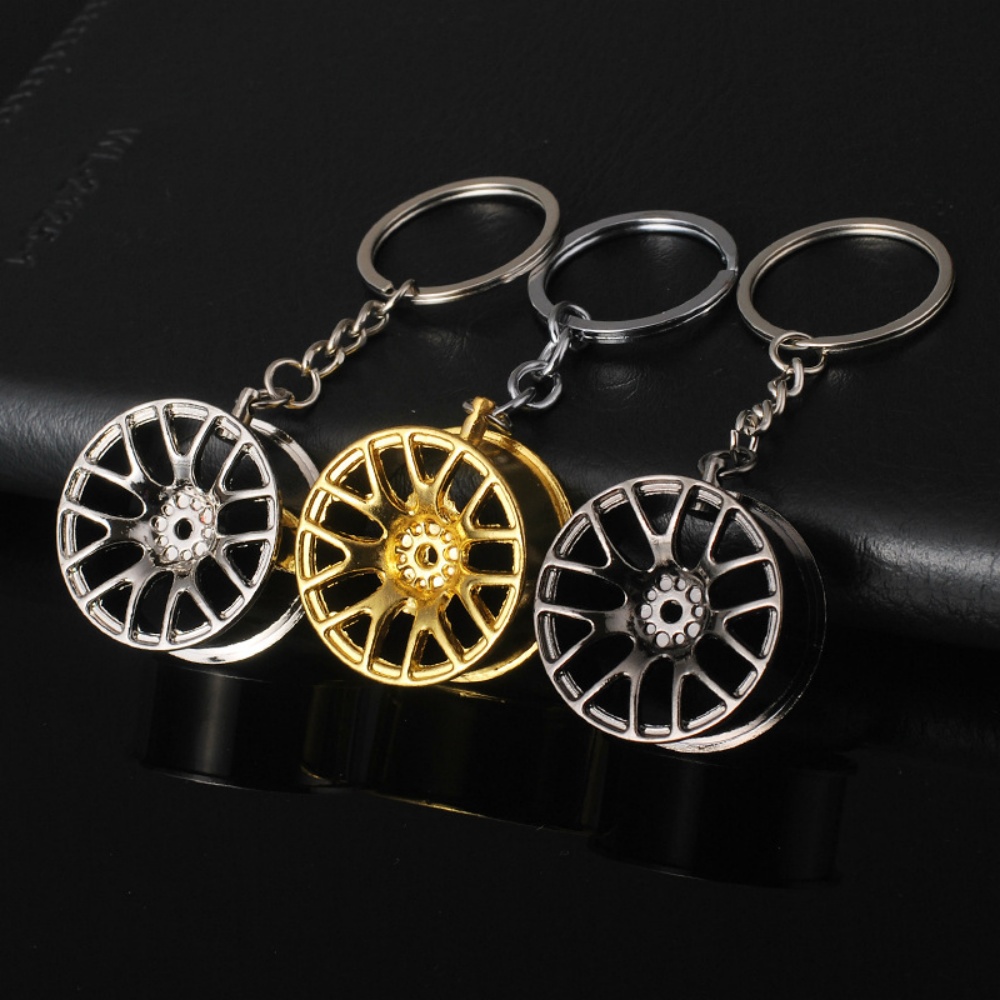 Creative Wheel Hub Keychain Me - Men'S Fashion Hub ulasan dan harga