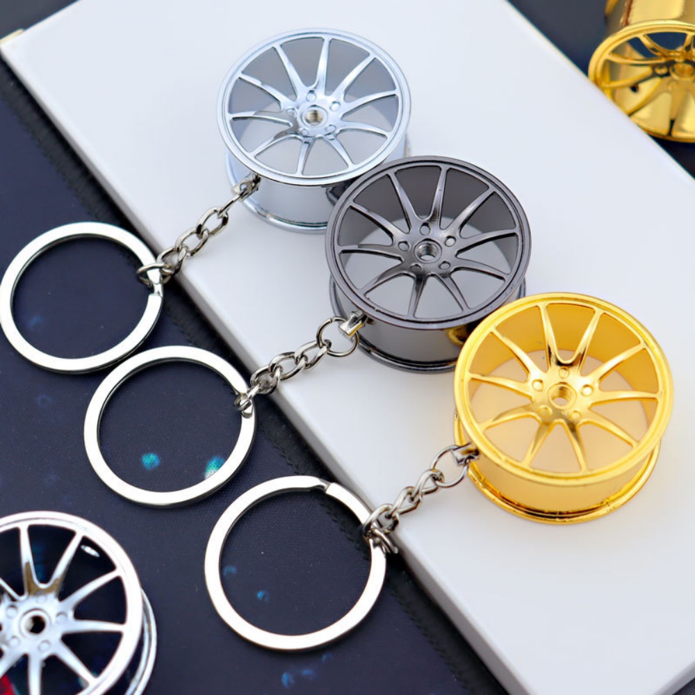 Creative Wheel Hub Keychain Me - Men'S Fashion Hub ulasan dan harga