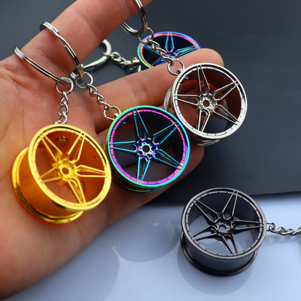 Creative Wheel Hub Keychain Me - Men'S Fashion Hub ulasan dan harga