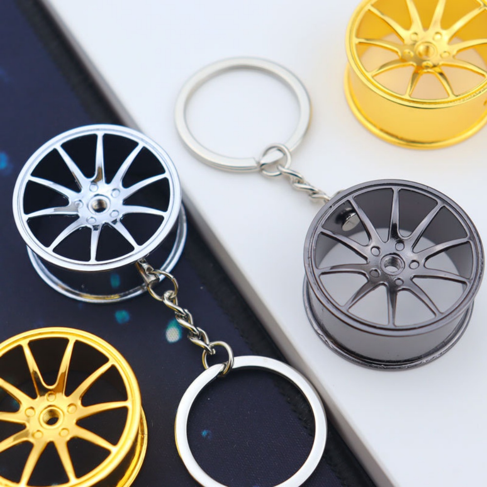 Creative Wheel Hub Keychain Me - Men'S Fashion Hub ulasan dan harga