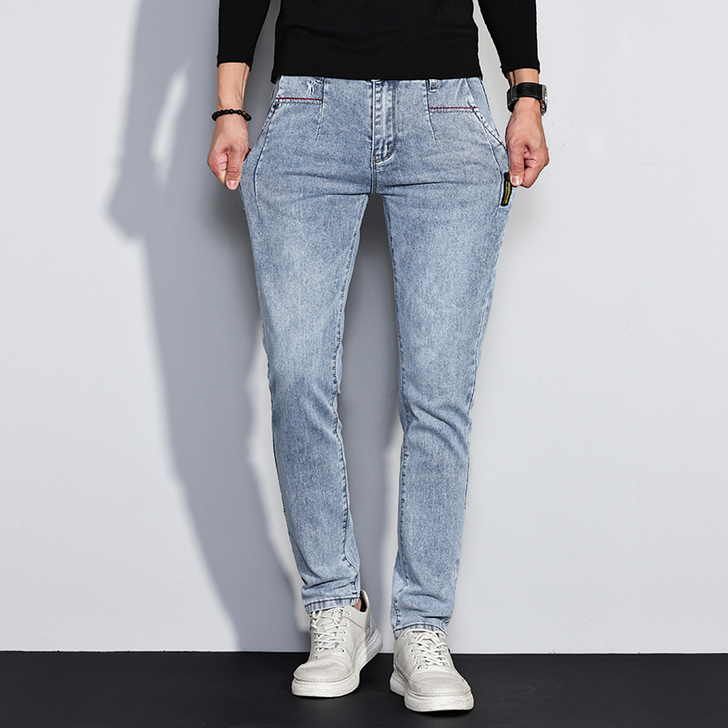 New Men's Jeans Slim Fit Stret - Men'S Fashion Nova Jeans ulasan dan harga