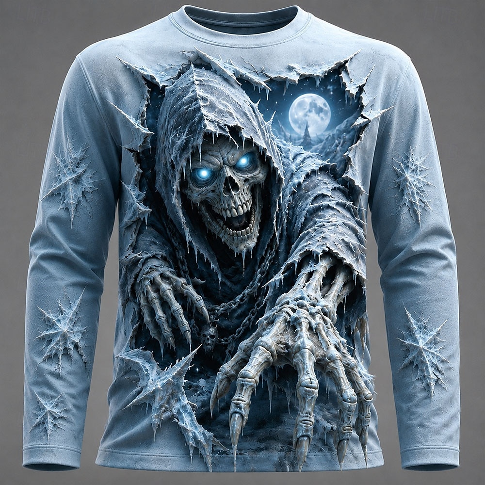 Halloween Men 3D Graphic Print - Mens Fashion Summer ulasan dan harga