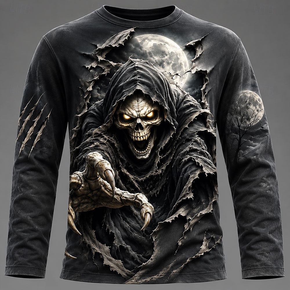 Halloween Men 3D Graphic Print - Mens Fashion Summer ulasan dan harga