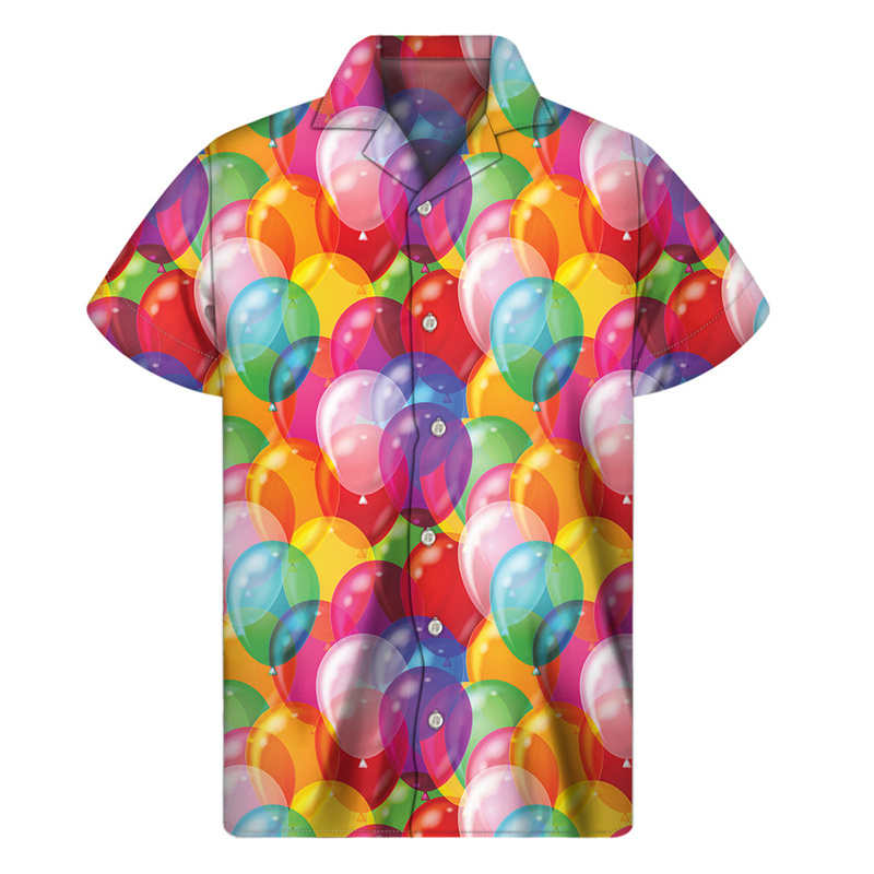 Cartoon Air Balloon 3D Print H - Men'S Fashion Lk ulasan dan harga
