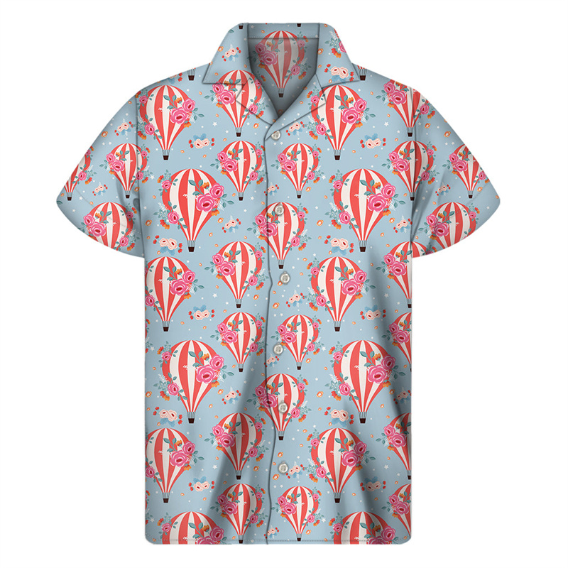 Cartoon Air Balloon 3D Print H - Men'S Fashion Lk ulasan dan harga