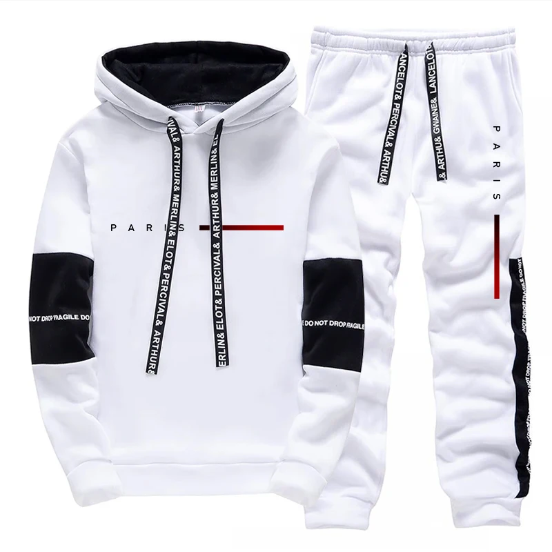 Paris Fashion Hoodie Streetwea - Mens Fashion Casual Outfits ulasan dan harga