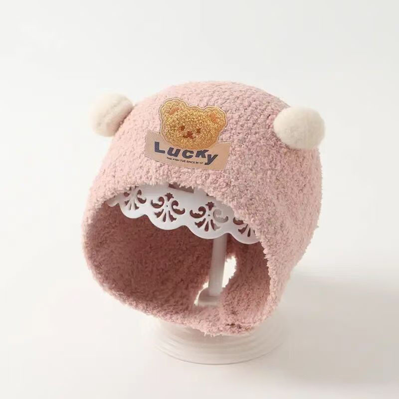 Cute Bear Baby Ear Protection  - Beanie Winter Hat ulasan dan harga
