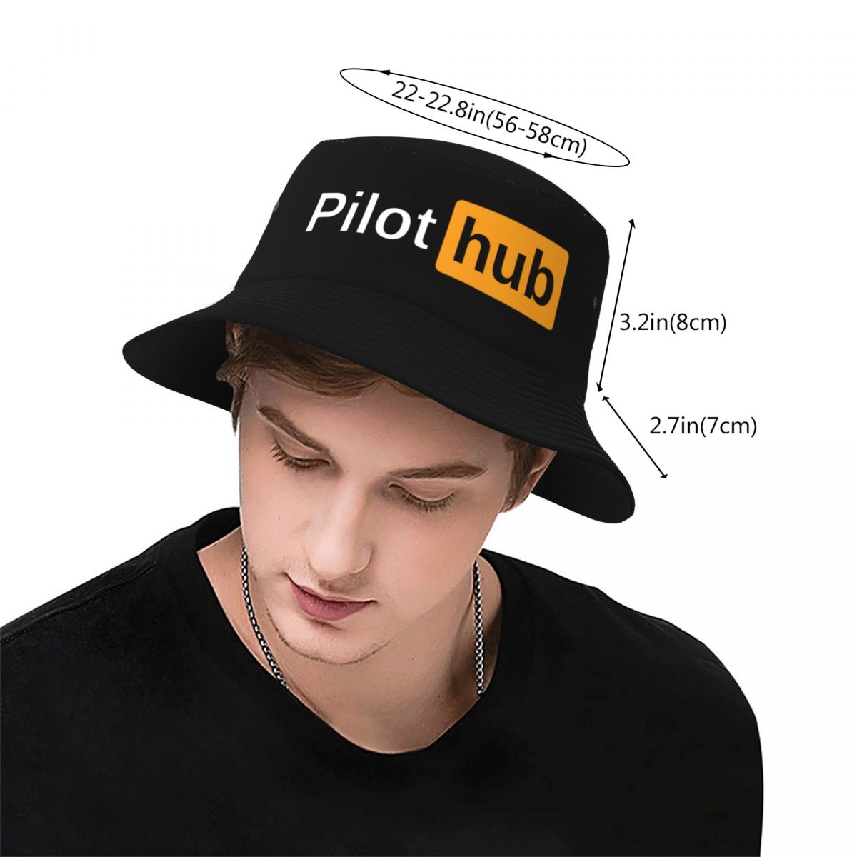 Custom Pilot Hub Bucket Hat Me - Men'S Fashion Hub ulasan dan harga