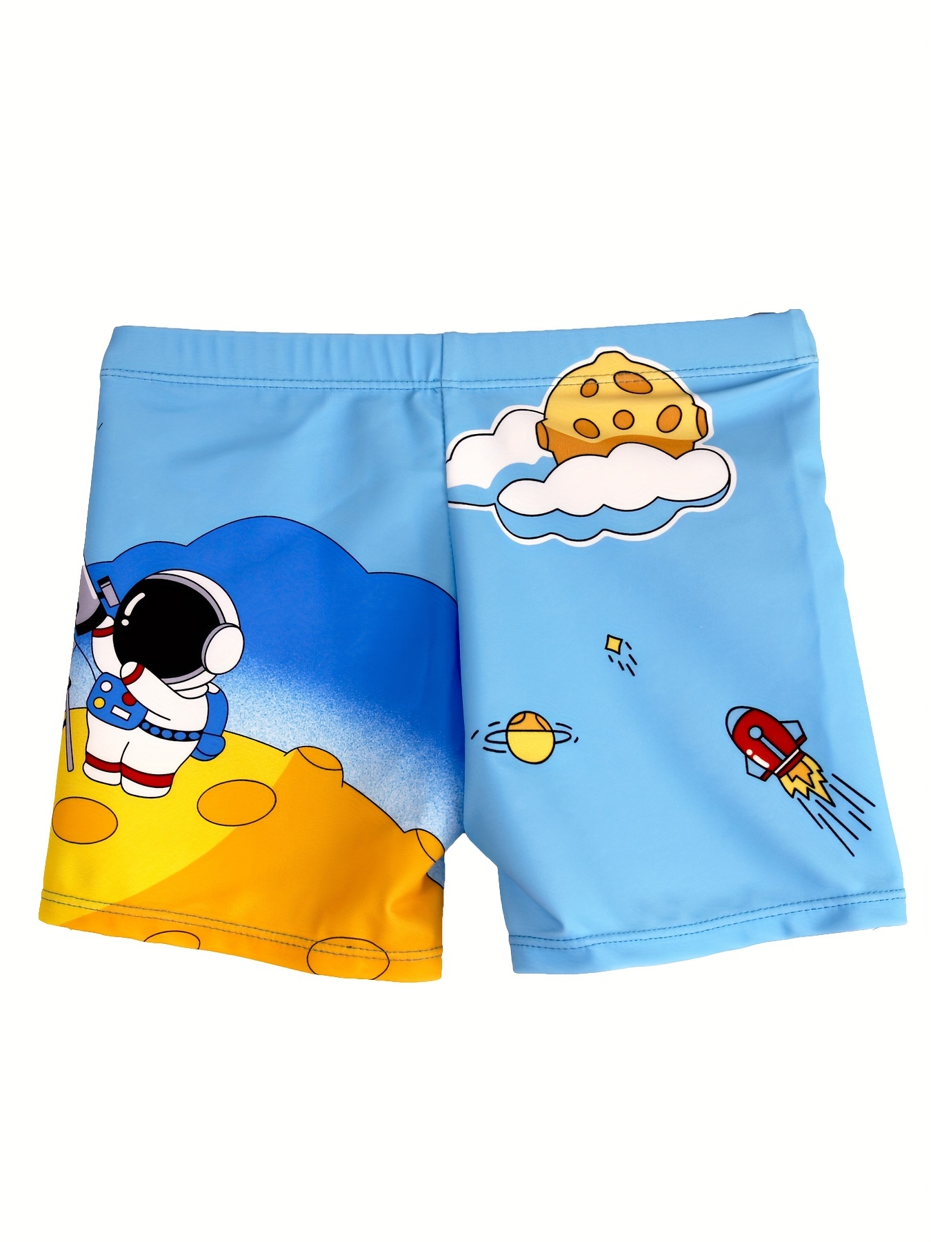 Cartoon Astronaut Pattern Quic - Swim Trunk Shorts ulasan dan harga