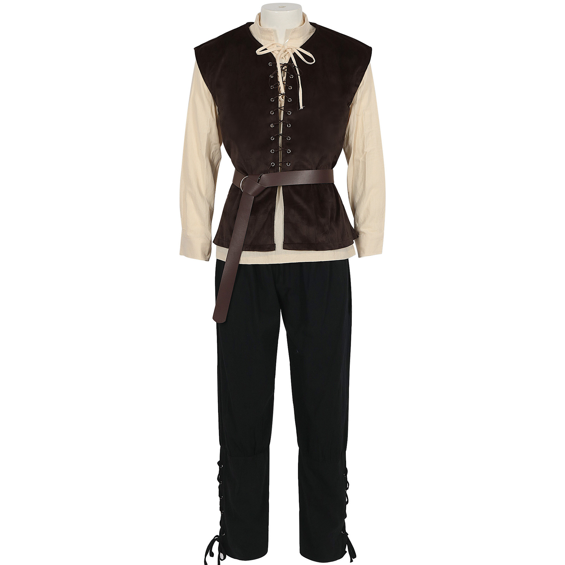4 Pcs Men's Halloween Renaissa - Mens Fashion Vest ulasan dan harga