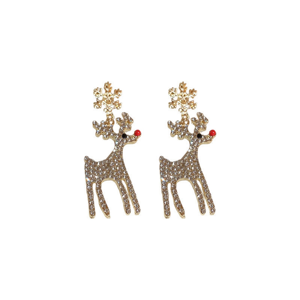 Xmas Holiday Deer Drop Earring - Mens Xmas Fashion ulasan dan harga