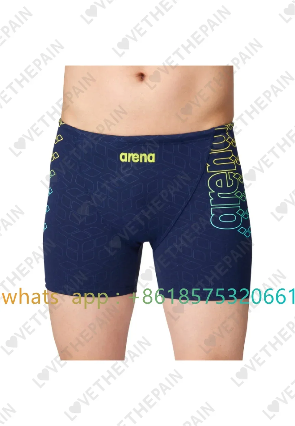 Men Jammer Training Swimwear T - Swim Trunk Shorts ulasan dan harga