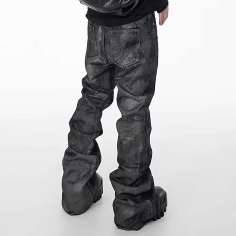 HKSH Men's Tide Dark High Stre - Men'S Fashion Nova Jeans ulasan dan harga