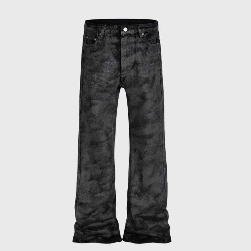 HKSH Men's Tide Dark High Stre - Men'S Fashion Nova Jeans ulasan dan harga