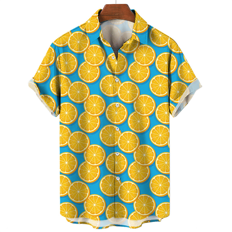 Fashion 3D Print Lemon Orange  - Men'S Fashion Lk ulasan dan harga