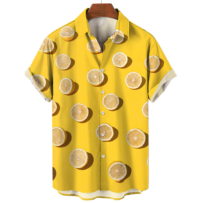Fashion 3D Print Lemon Orange  - Men'S Fashion Lk ulasan dan harga