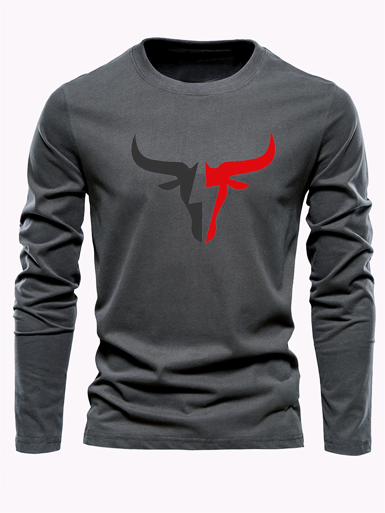 Simple Solid Color Men's Long  - Mens Fashion Casual Outfits ulasan dan harga