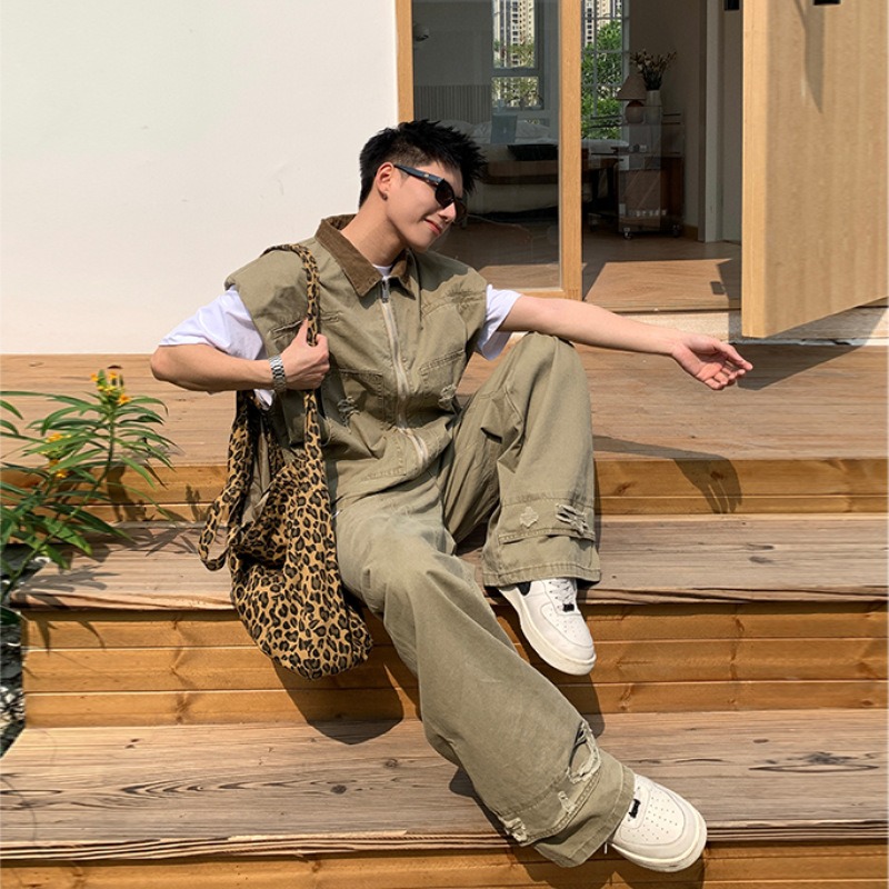 American Fashion Brand Retro D - Mens Fashion Summer ulasan dan harga