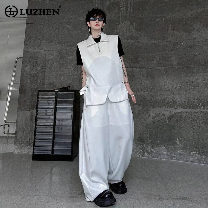 LUZHEN Vest 2026 Fashion Summe - Mens Fashion Vest ulasan dan harga