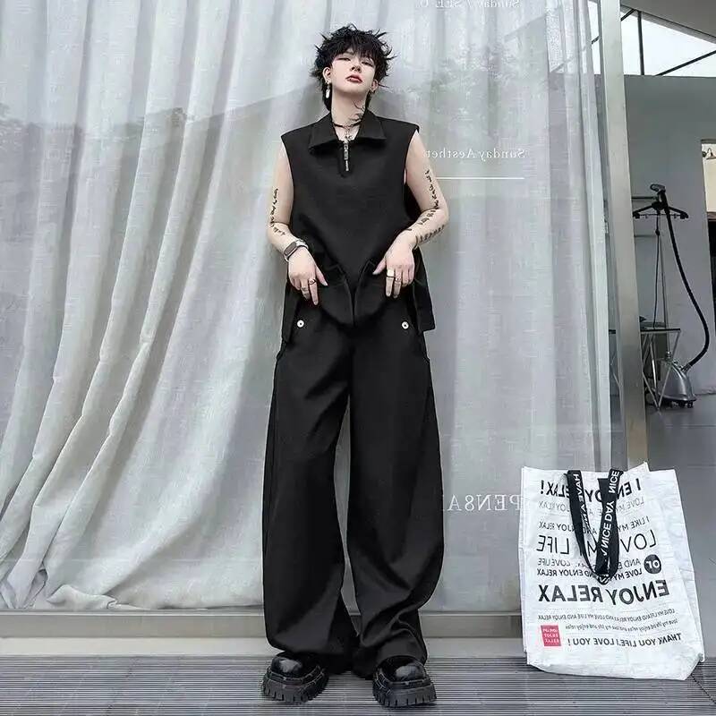 LUZHEN Vest 2026 Fashion Summe - Mens Fashion Vest ulasan dan harga