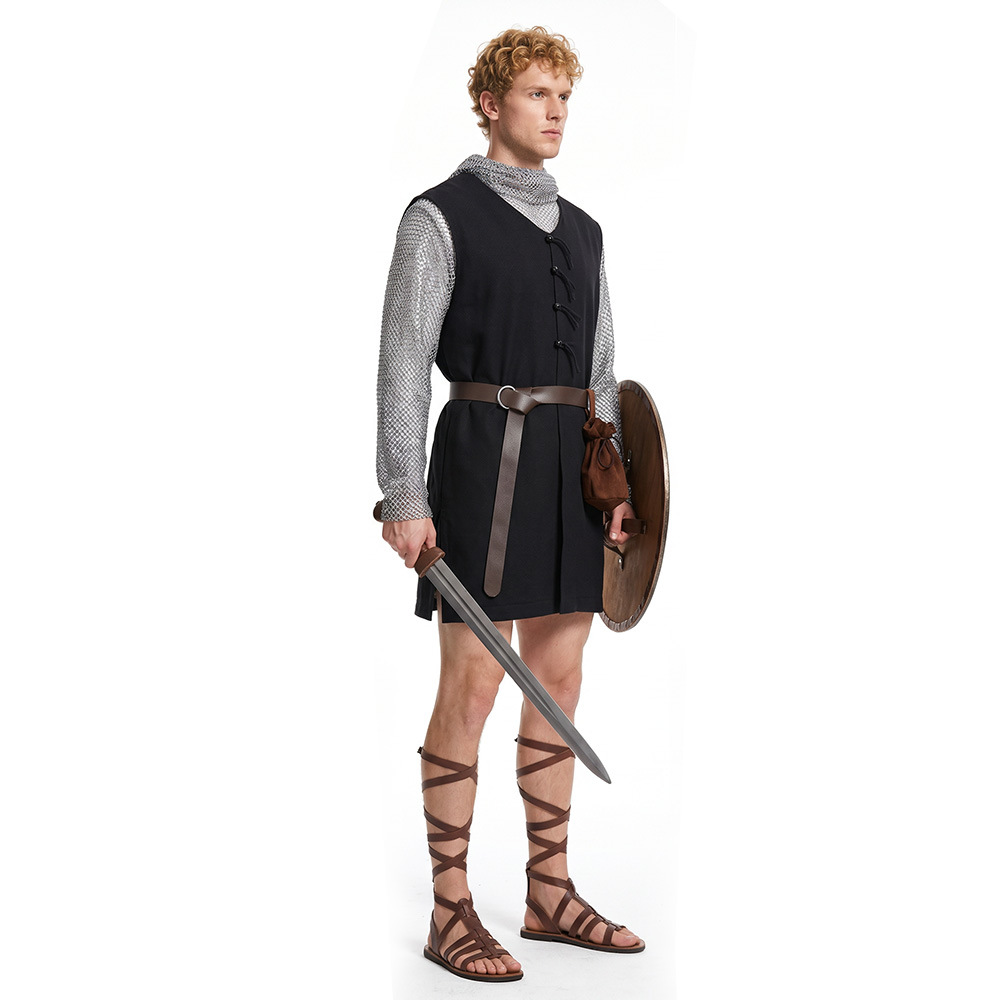 Medieval Knight Cosplay Costum - Mens Fashion Vest ulasan dan harga