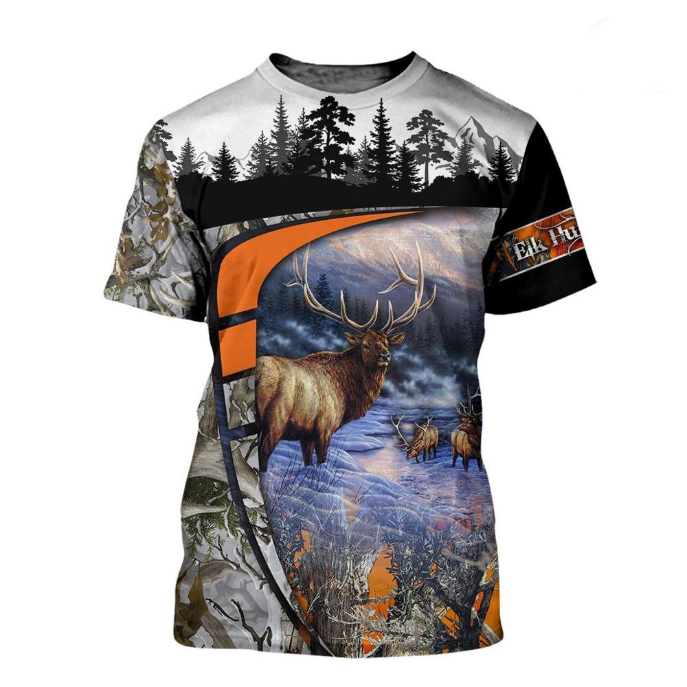 Animal Hunting deer 3D Printed - Men'S Fashion Lk ulasan dan harga