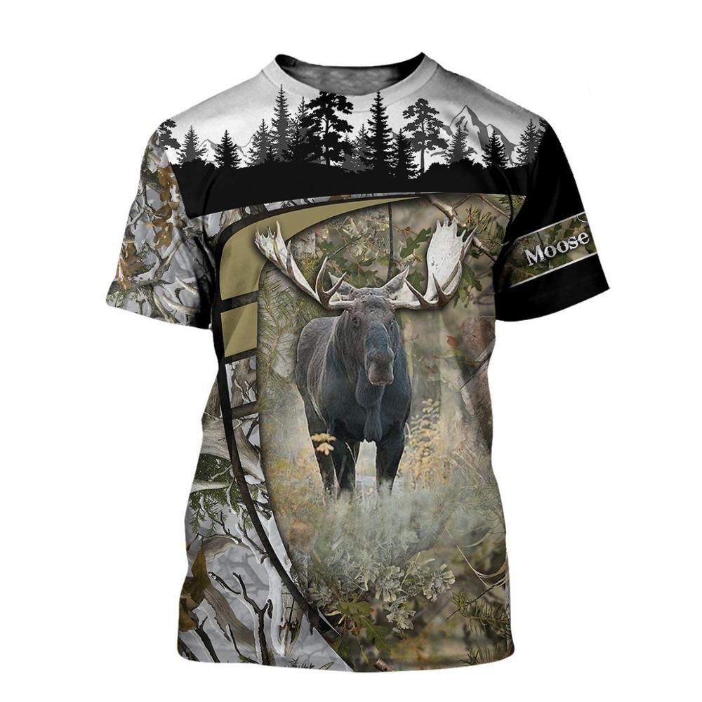 Animal Hunting deer 3D Printed - Men'S Fashion Lk ulasan dan harga
