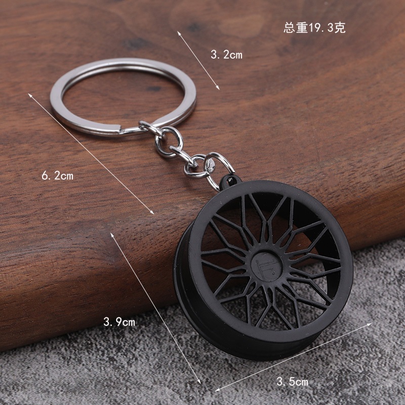 Metal Wheel Hub Keychain Penda - Men'S Fashion Hub ulasan dan harga