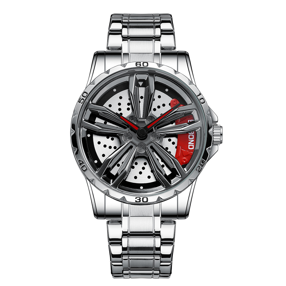 Men Watch Wheel Hub Motorcycle - Men'S Fashion Hub ulasan dan harga