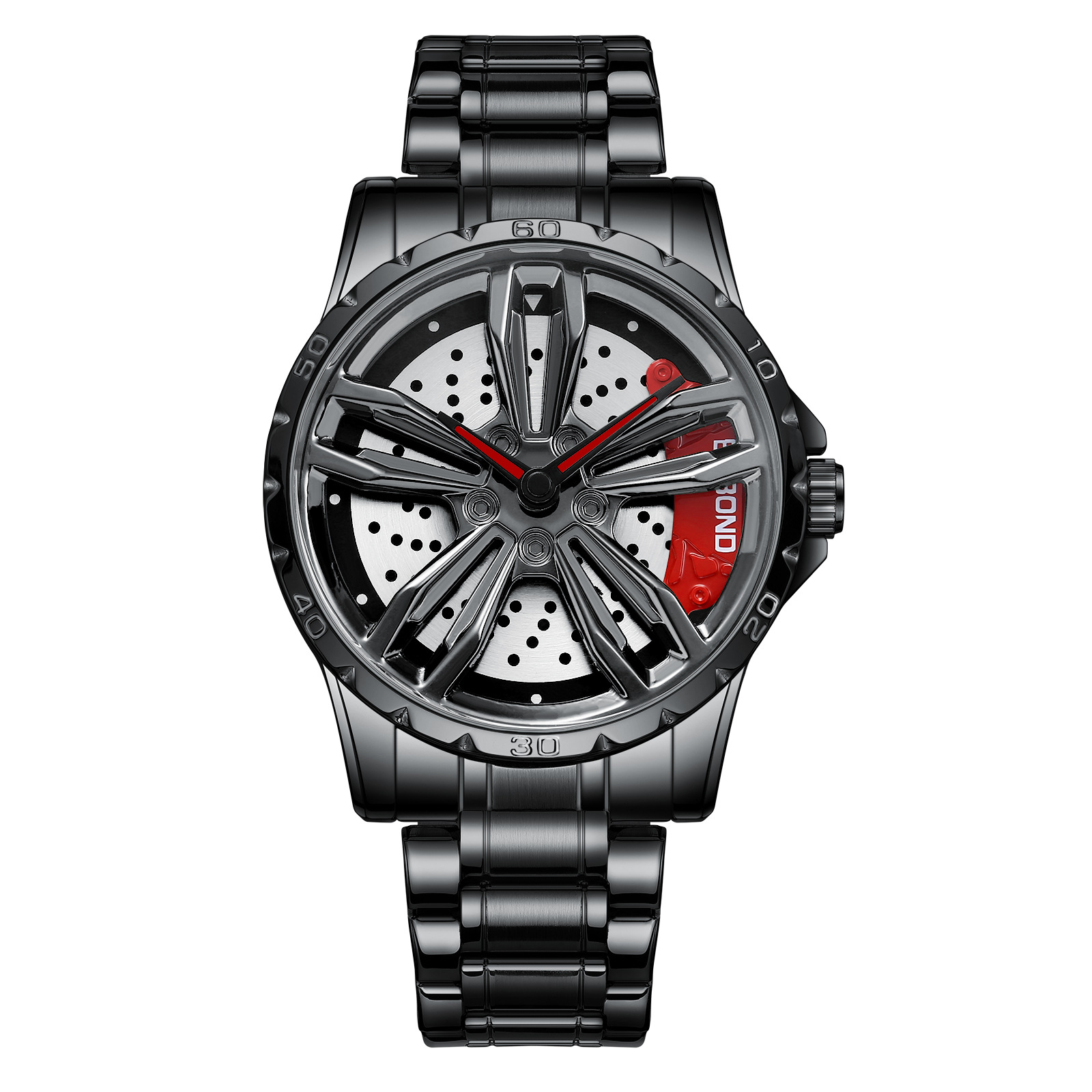 Men Watch Wheel Hub Motorcycle - Men'S Fashion Hub ulasan dan harga