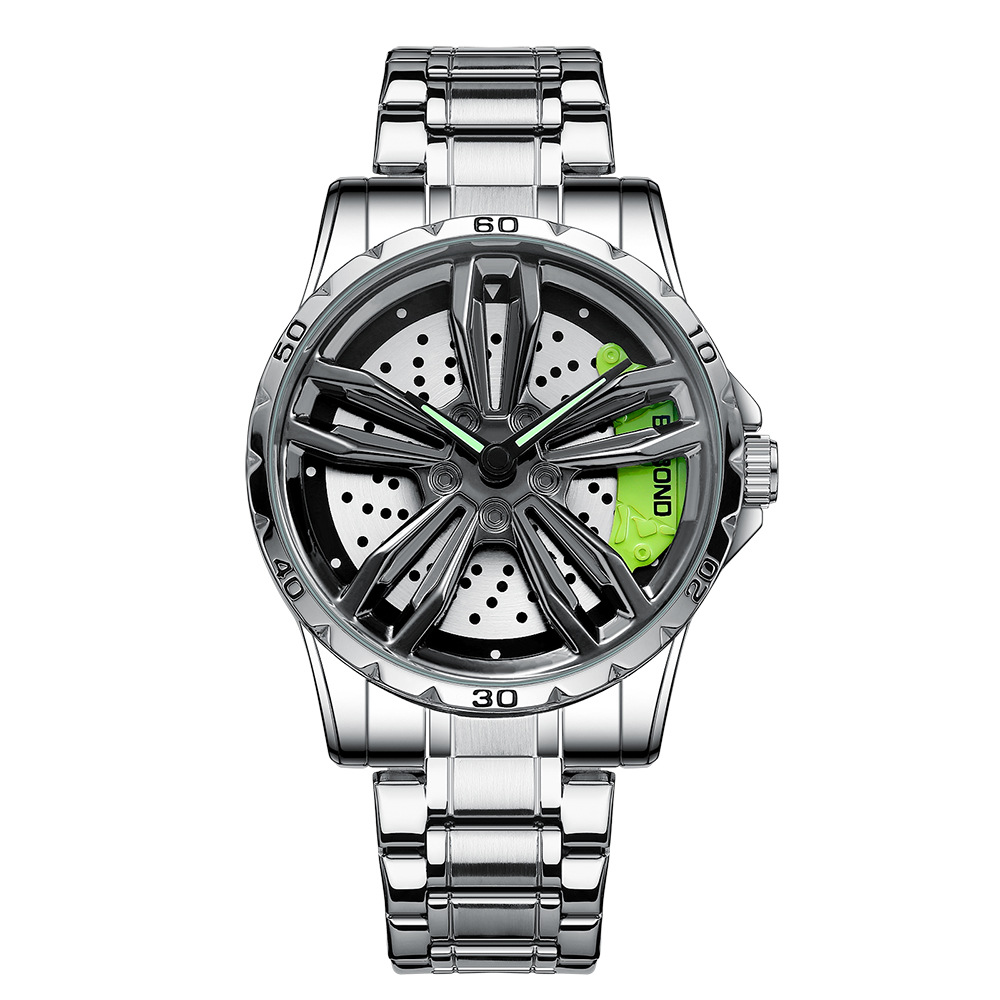 Men Watch Wheel Hub Motorcycle - Men'S Fashion Hub ulasan dan harga
