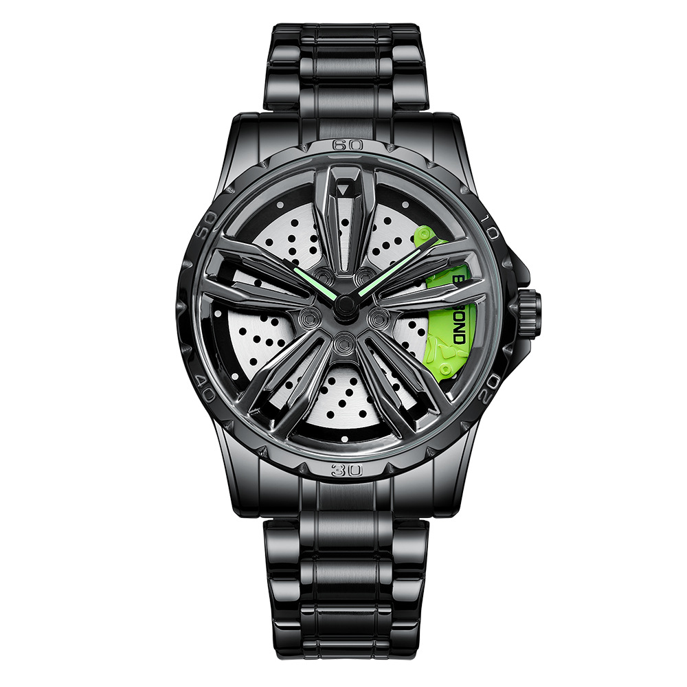 Men Watch Wheel Hub Motorcycle - Men'S Fashion Hub ulasan dan harga
