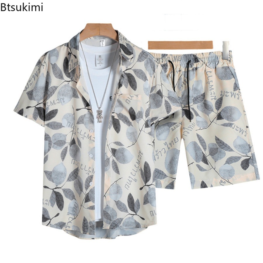 3D Printed Men's Short Sleeved - Mens Fashion Casual Outfits ulasan dan harga