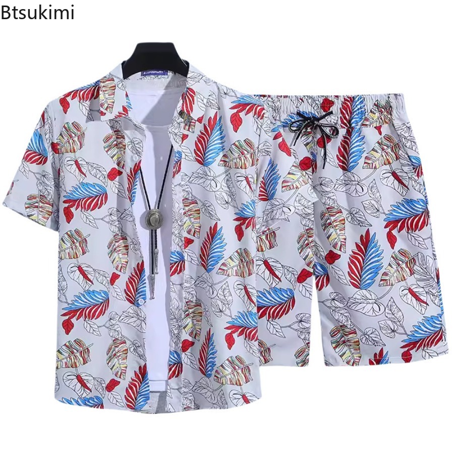 3D Printed Men's Short Sleeved - Mens Fashion Casual Outfits ulasan dan harga