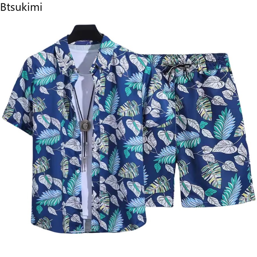 3D Printed Men's Short Sleeved - Mens Fashion Casual Outfits ulasan dan harga