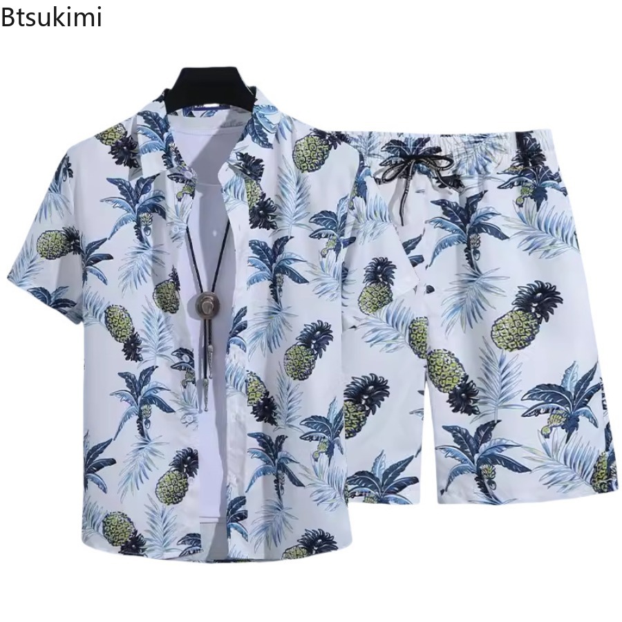 3D Printed Men's Short Sleeved - Mens Fashion Casual Outfits ulasan dan harga