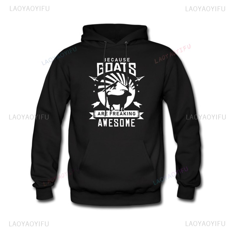Yule Goat Hoodie Christmas Yul - Mens Xmas Fashion ulasan dan harga