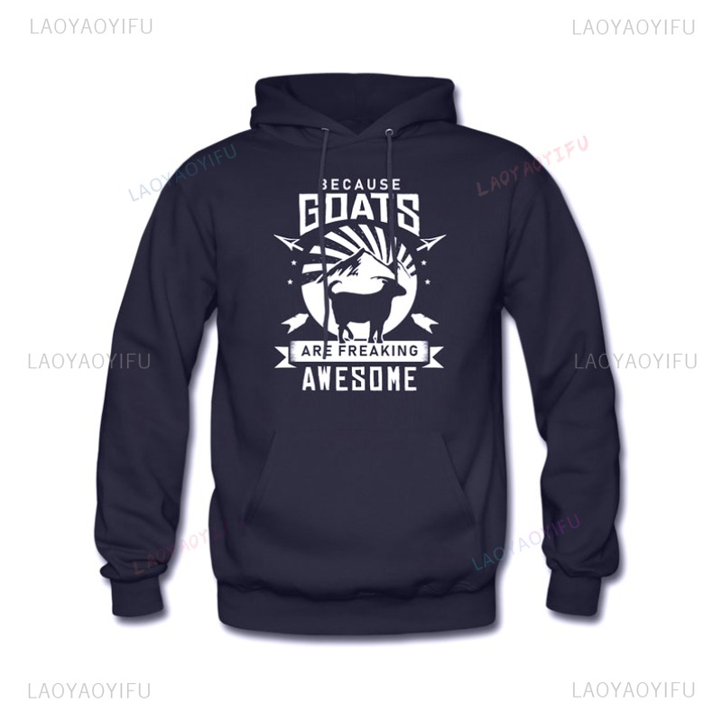Yule Goat Hoodie Christmas Yul - Mens Xmas Fashion ulasan dan harga